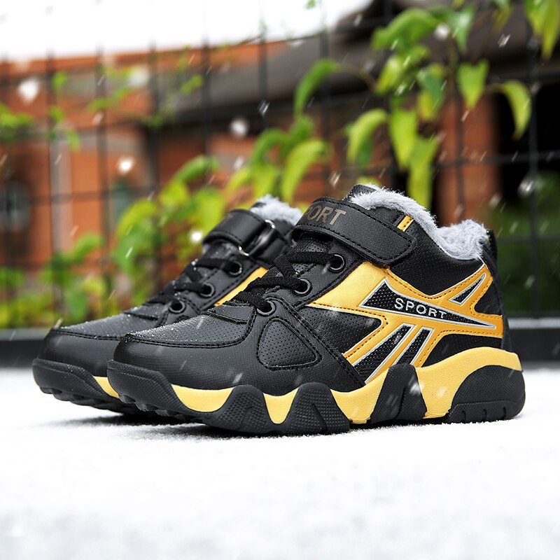 Ares Warm Sneaker Til Drenge - Blå Pels