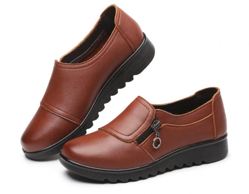 Argelia Loafer Med Flad Platform Til Kvinder - Sort