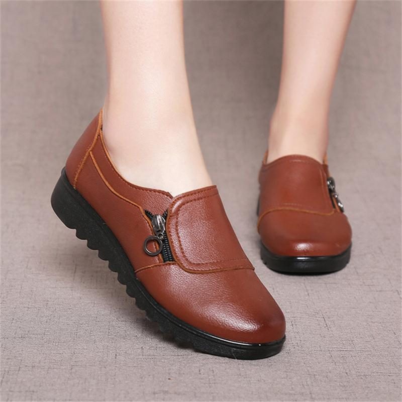 Argelia Loafer Med Flad Platform Til Kvinder - Sort
