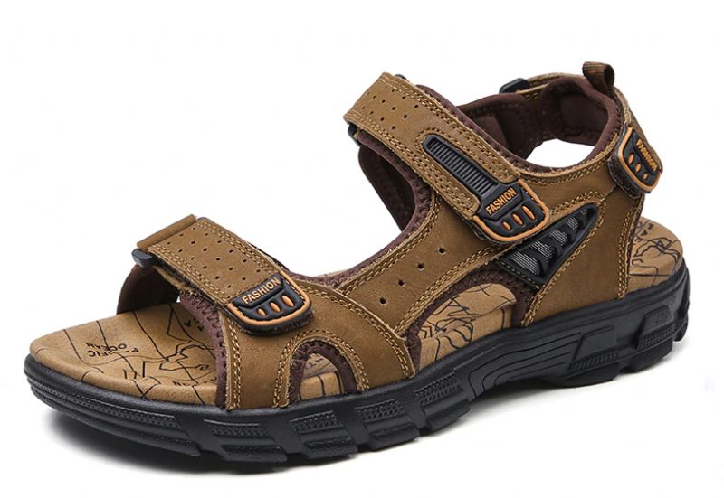 Aribo Klassisk Sandal Til Mænd - Brun