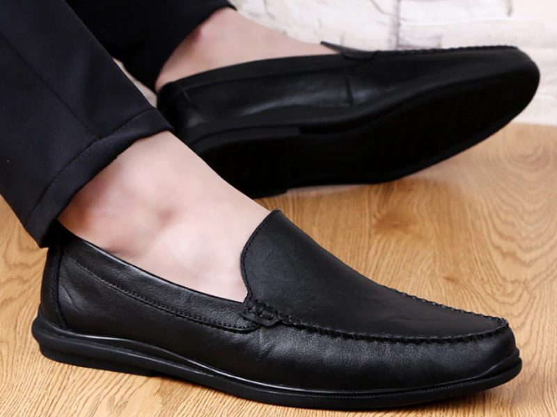 Arion Loafers Luksussko Til Mænd - Sort