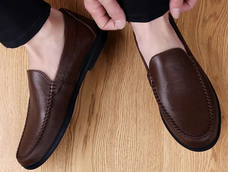 Arion Loafers Luksussko Til Mænd - Sort