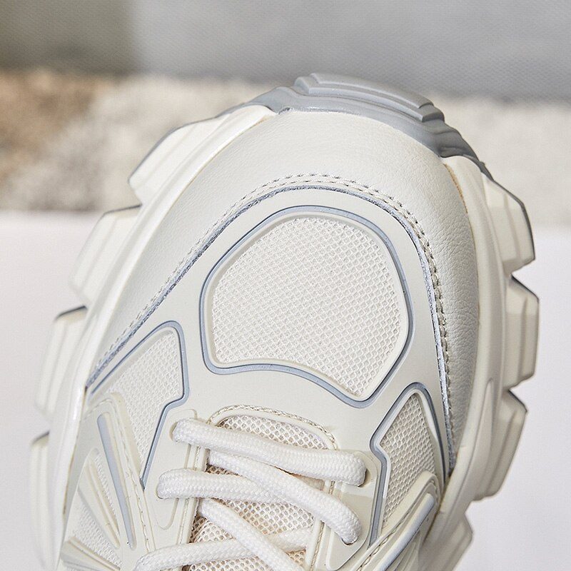 Arjona Åndbar Sneaker I Læder Til Kvinder - Beige