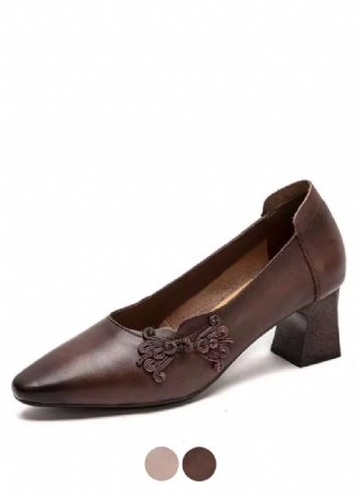 Arleny Damekjole Læder Pumps