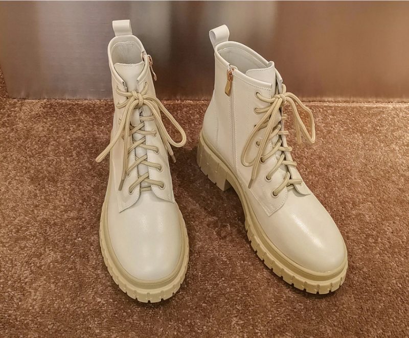 Arrieta Støvler Ankelhøjde - Beige kort plys