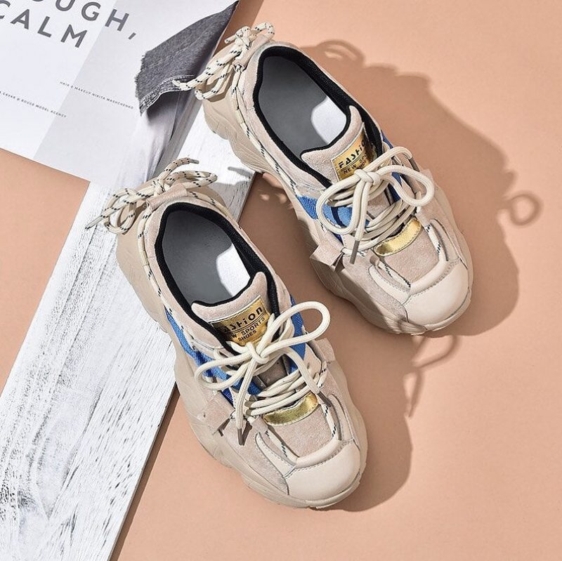 Asher Sneakers Med Platform Til Kvinder - Blå