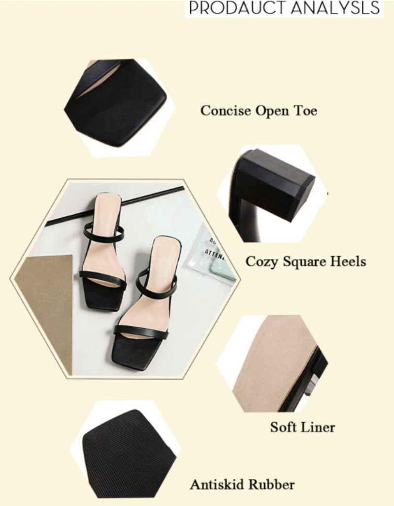 Asturien Sandaler - Sort