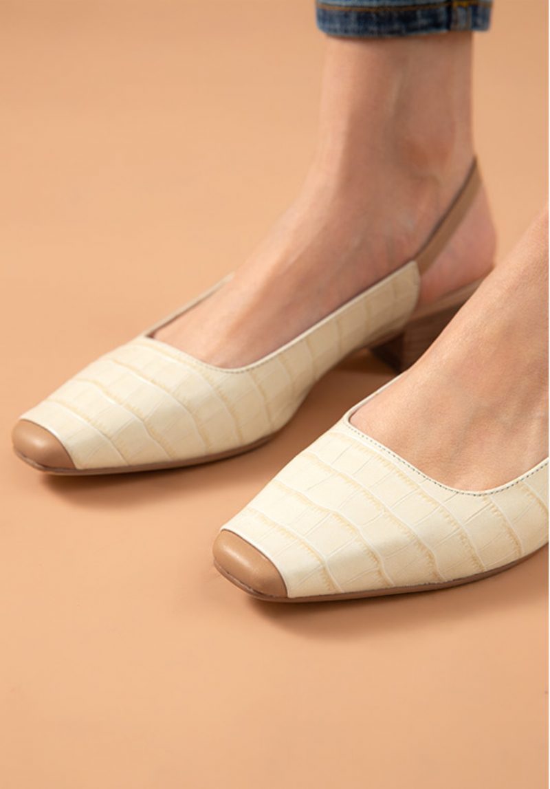 Asucena Lædersandaler Til Kvinder - Beige