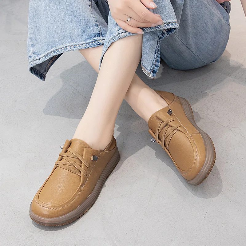 Asuncion Komfortable Loafers Til Kvinder - Khaki