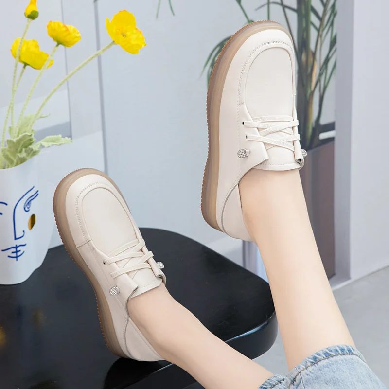 Asuncion Komfortable Loafers Til Kvinder - Khaki