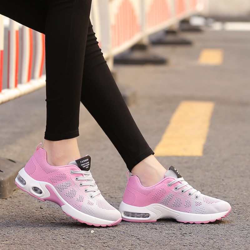 Atenea Letvægts Og Åndbar Sneaker Til Kvinder - Pink