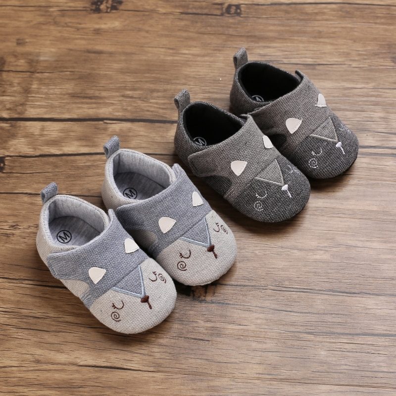 Atlass Baby Drenge Afslappet Sneakers - Grå