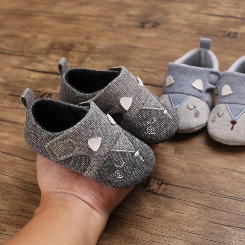 Atlass Baby Drenge Afslappet Sneakers - Grå