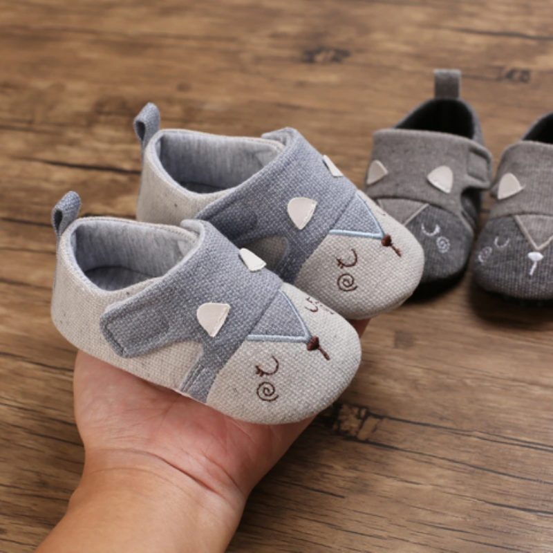 Atlass Baby Drenge Afslappet Sneakers - Grå