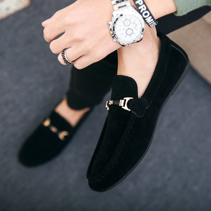 Atom Loafers Dress Sko Til Mænd - Sort
