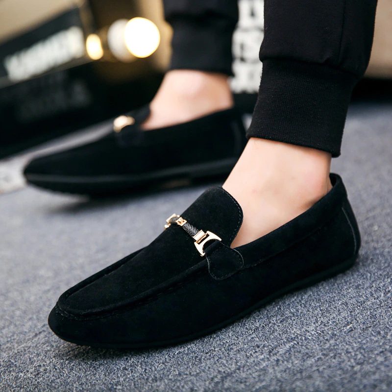 Atom Loafers Dress Sko Til Mænd - Sort