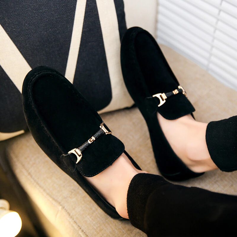 Atom Loafers Dress Sko Til Mænd - Sort