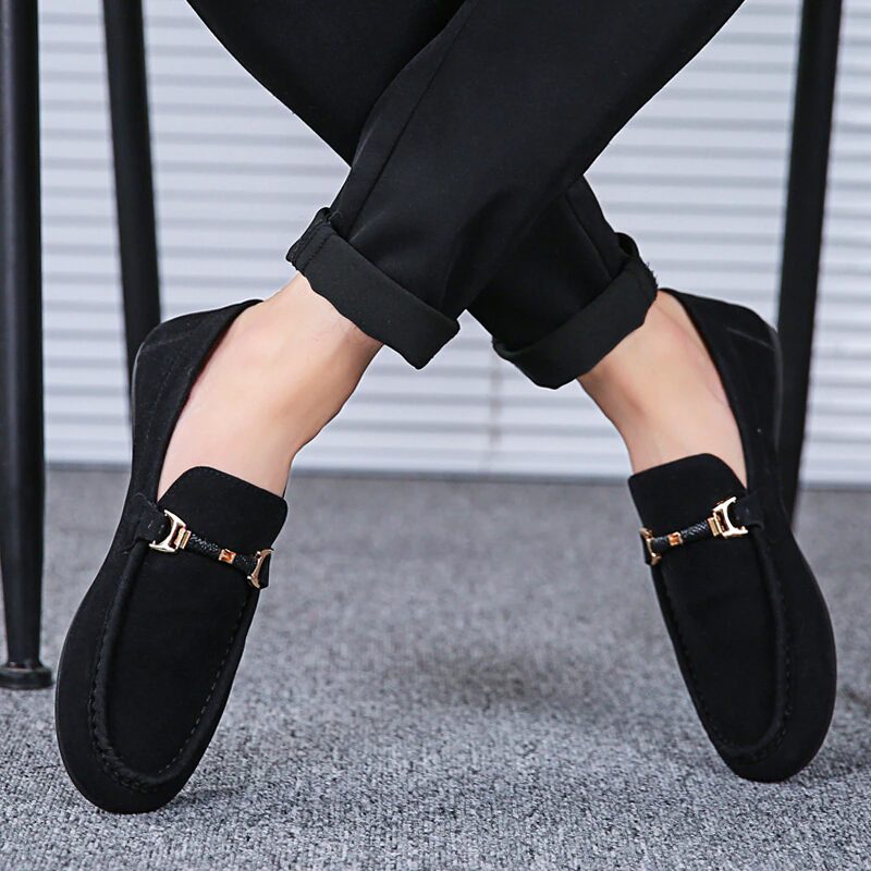 Atom Loafers Dress Sko Til Mænd - Sort