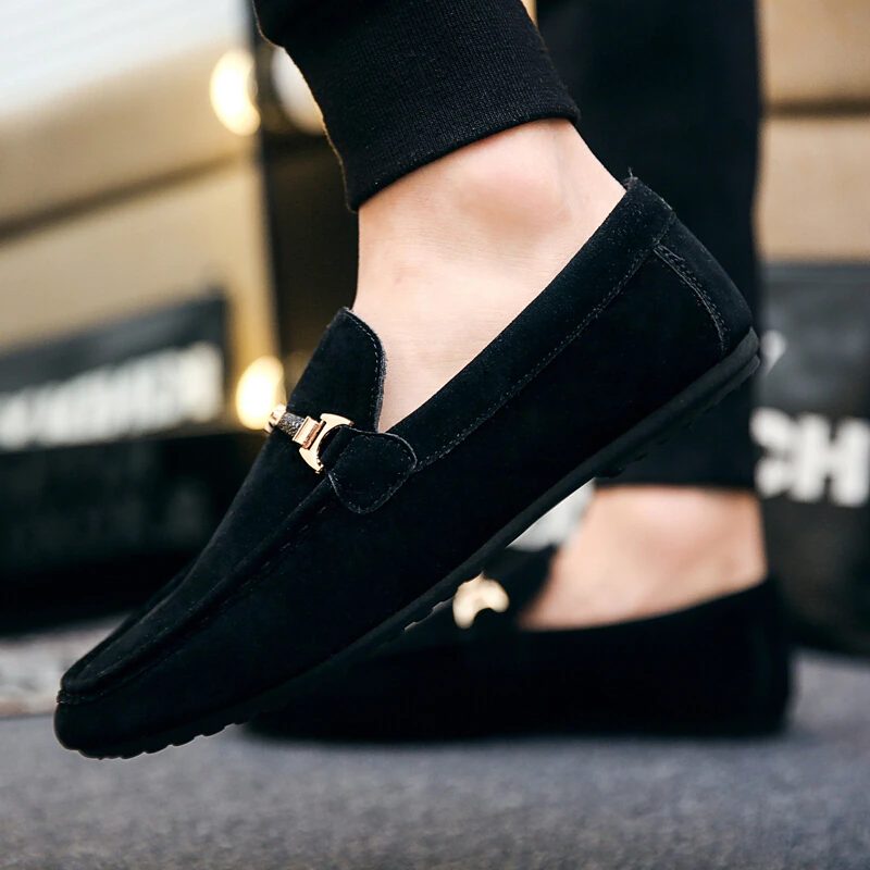 Atom Loafers Dress Sko Til Mænd - Sort
