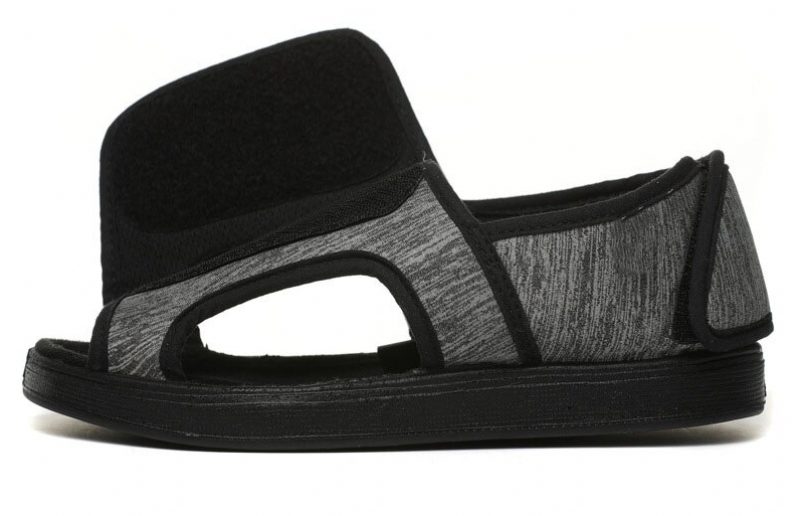 Aura Flad Sandal Til Kvinder - Grå