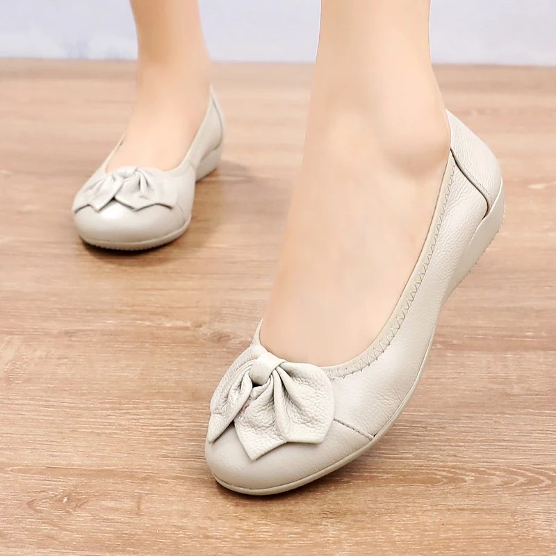 Aurora Komfortable Loafers Til Kvinder - Beige