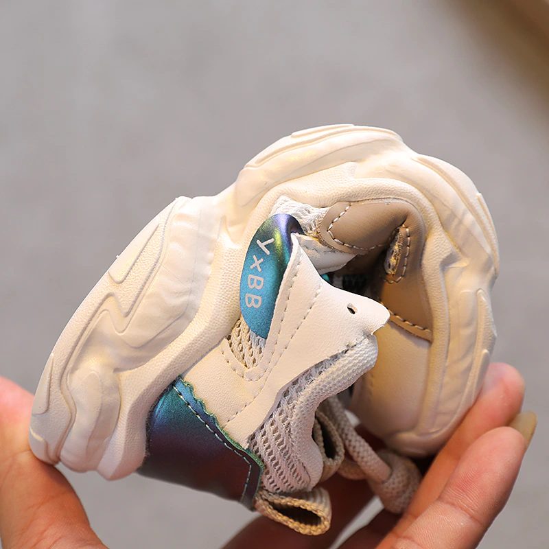 Ayala Unisex Afslappede Sneakers Til Børn - Beige