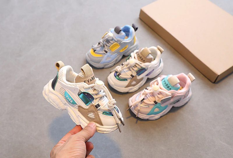 Ayala Unisex Afslappede Sneakers Til Børn - Beige