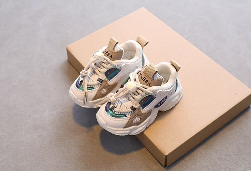 Ayala Unisex Afslappede Sneakers Til Børn - Beige