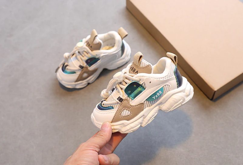 Ayala Unisex Afslappede Sneakers Til Børn - Beige