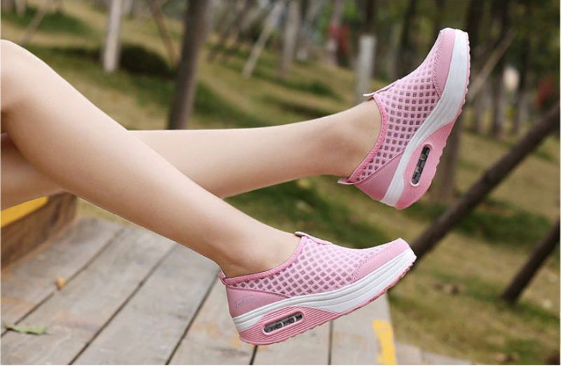 Aziza Platform Sneaker Til Kvinder - Blå
