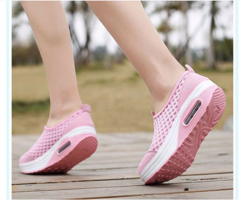 Aziza Platform Sneaker Til Kvinder - Blå