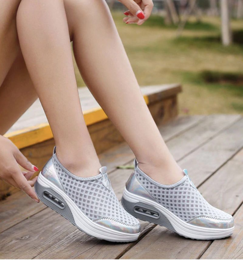 Aziza Platform Sneaker Til Kvinder - Blå