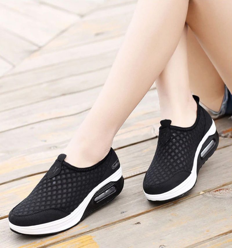 Aziza Platform Sneaker Til Kvinder - Blå