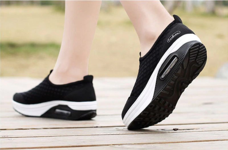 Aziza Platform Sneaker Til Kvinder - Blå