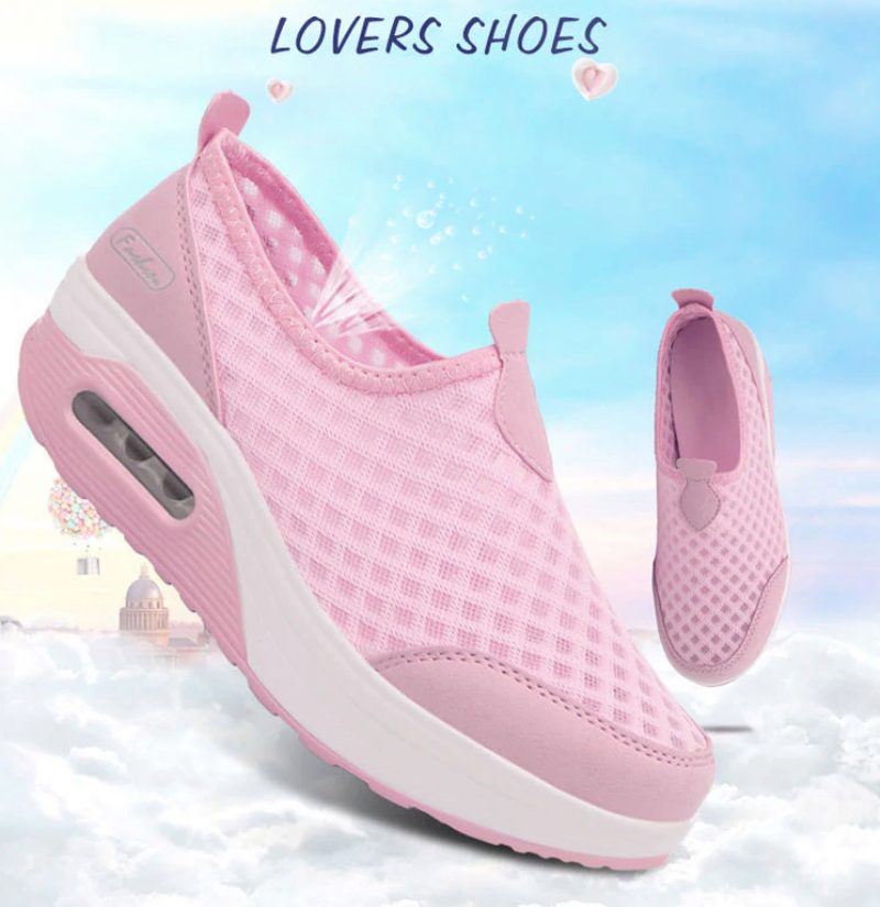 Aziza Platform Sneaker Til Kvinder - Blå