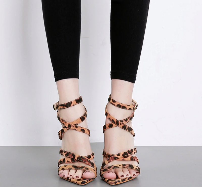 Baila Kvinders Hæle - Leopard print