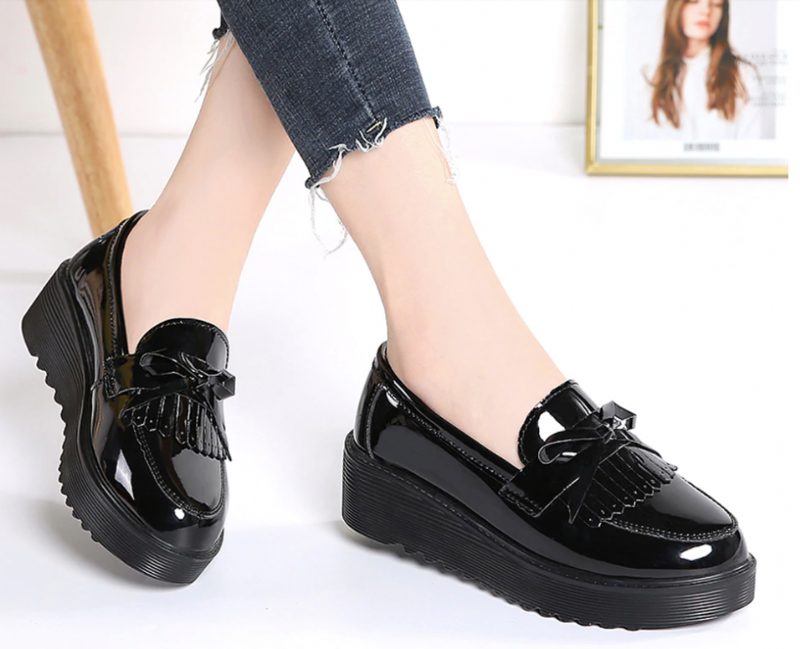 Baratta Kvinders Patent Oxford - Sort