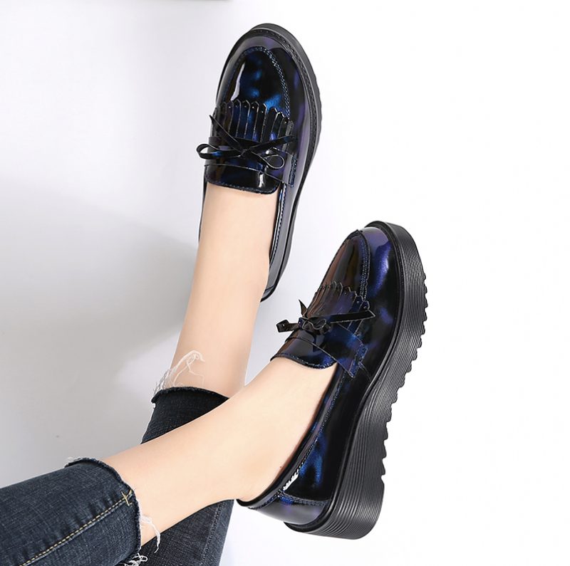 Baratta Kvinders Patent Oxford - Sort