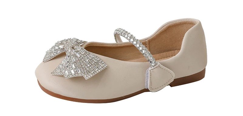 Barnepige Piges Flade Sko - Beige