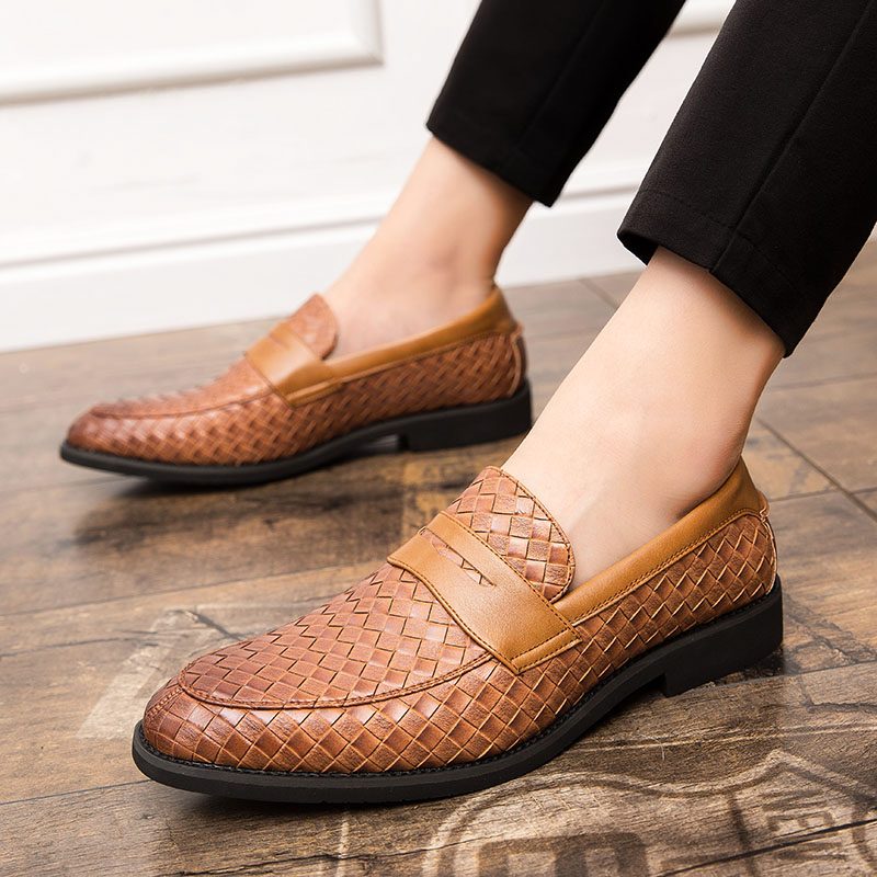 Barot Loafers Dress Sko Til Mænd - Blå