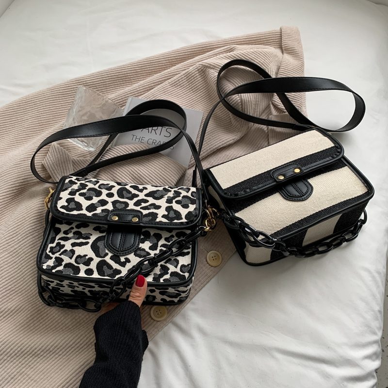 Basilio Skulder-crossbody-håndtaske Til Kvinder - Zebramønster