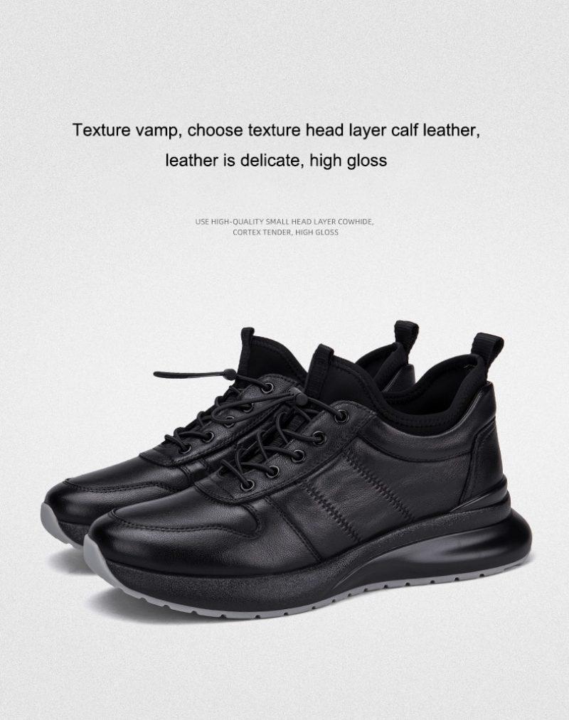 Basten Casual Sneakers Til Mænd - Sort