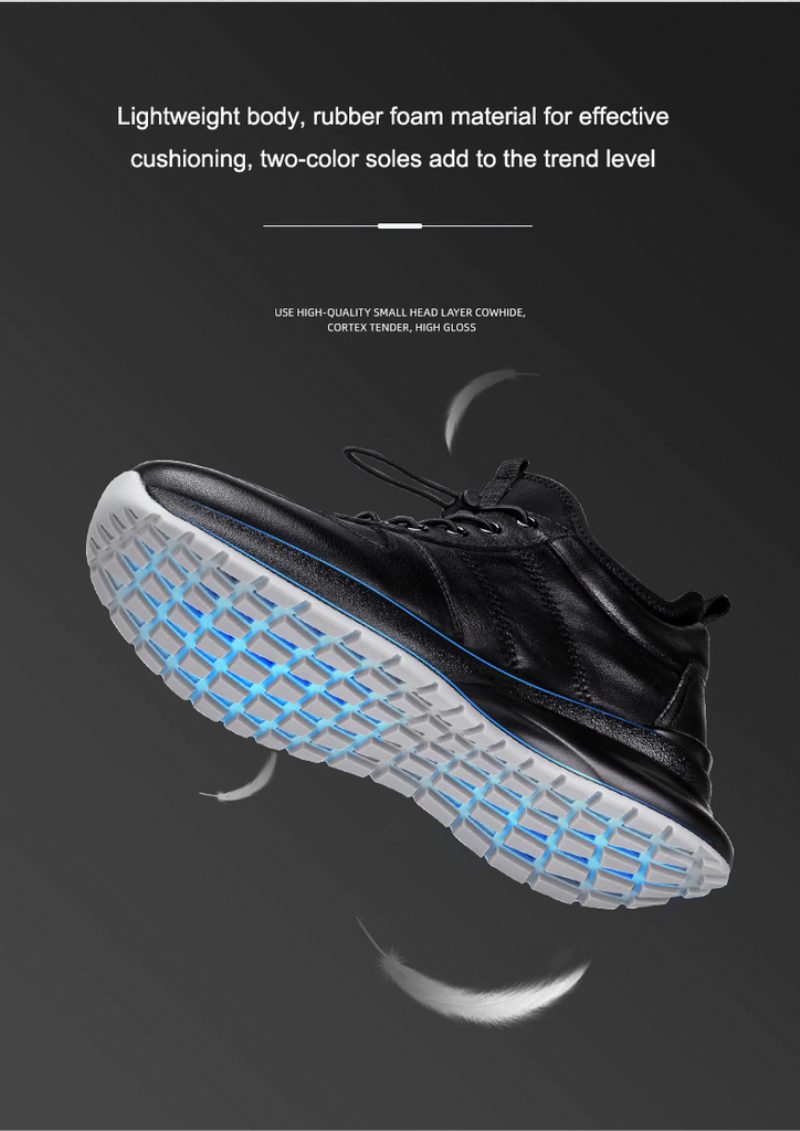 Basten Casual Sneakers Til Mænd - Sort