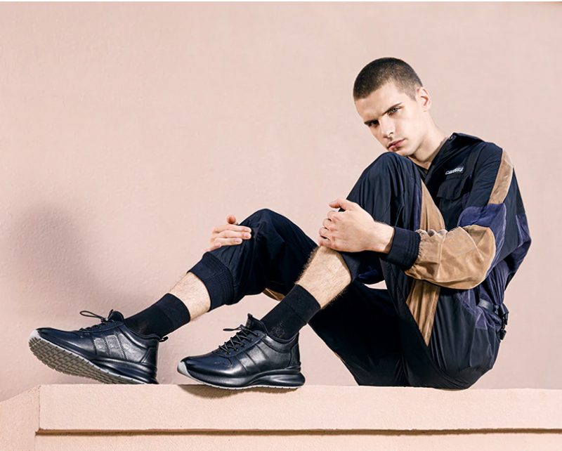 Basten Casual Sneakers Til Mænd - Sort