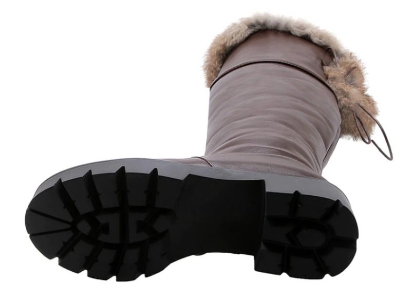 Bayron Warm Snow Black Boots Til Kvinder - Sort
