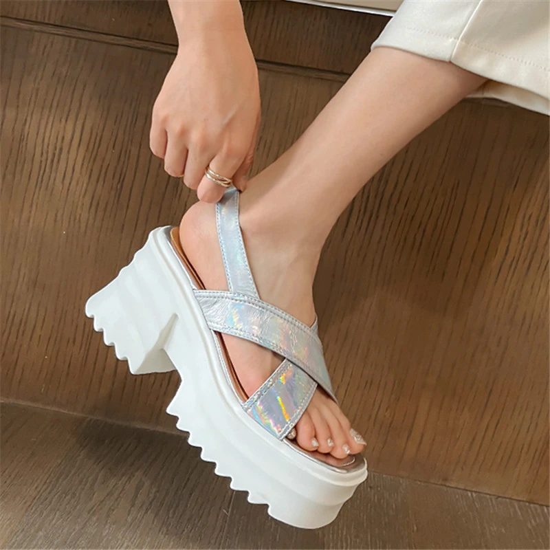 Begonia Sandal Til Kvinders Platform - Beige