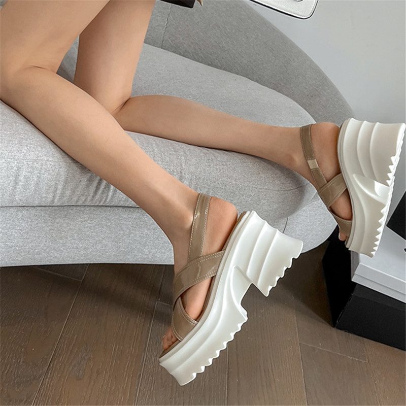 Begonia Sandal Til Kvinders Platform - Beige
