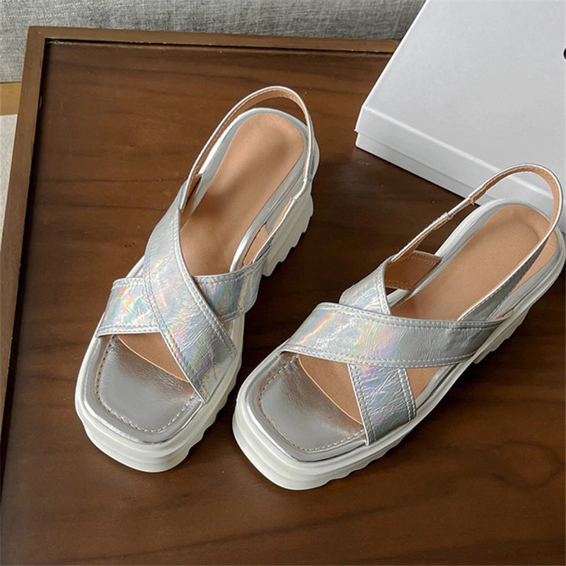 Begonia Sandal Til Kvinders Platform - Beige