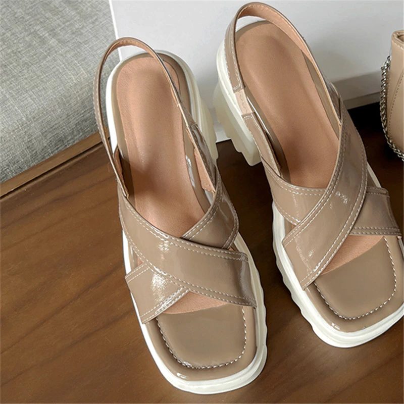 Begonia Sandal Til Kvinders Platform - Beige