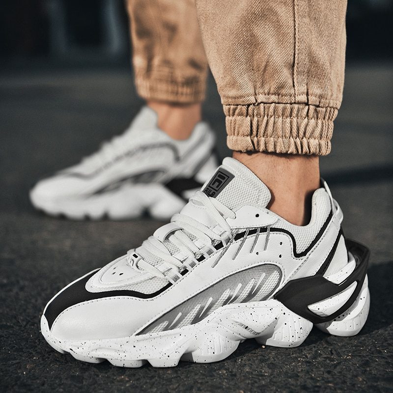 Belen Mode Sneakers Til Mænd - Hvid